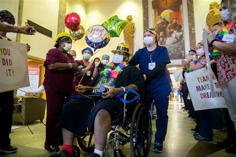 A South Jersey coronavirus patient leaves the hospital after 44 days on ...