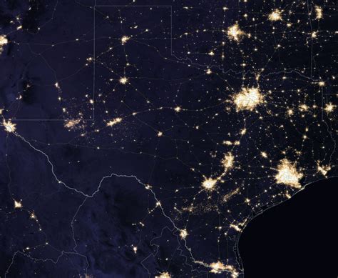 New NASA images show Texas at night clearer than ever