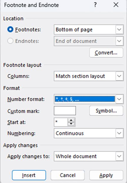 Choose your own Footnote or Endnote symbols in Microsoft Word - Office Watch