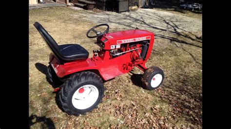 How to restore a 1976 Wheel Horse C120 tractor - YouTube