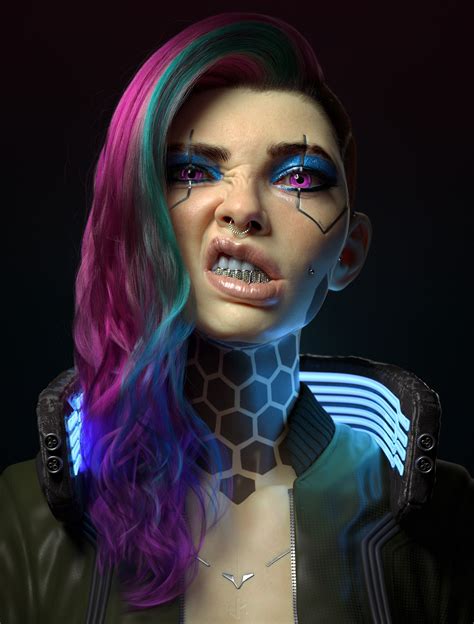 Art of JHill - Cyberpunk Girl