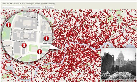 [B! あとで読む] The astonishing interactive map that shows every bomb dropped on London during The Blitz