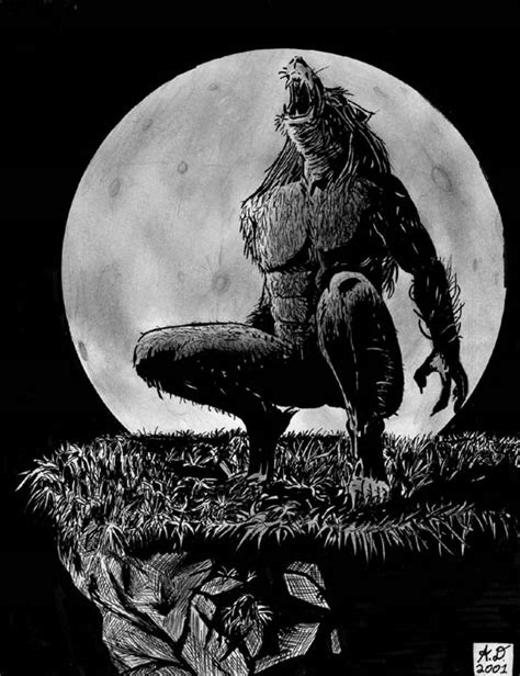 Full moon Werewolf by Dre-Artwork on DeviantArt