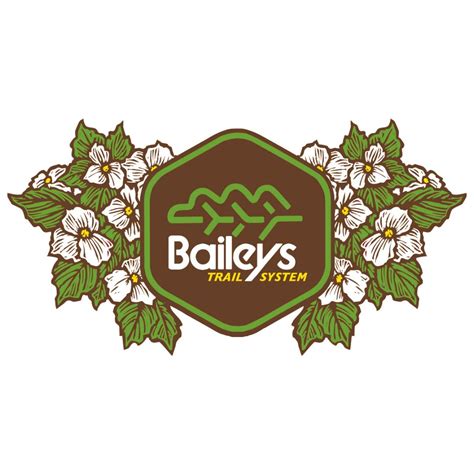 Trillium Logo Sticker - Baileys Trail System Baileys Trail System