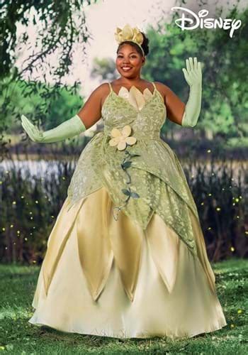 Women's Plus Size Deluxe Disney Princess and the Frog Tiana Costume