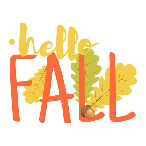 TEMPLATE: Hello Fall - Etsy | Hello autumn, Fall clip art, Fall ...