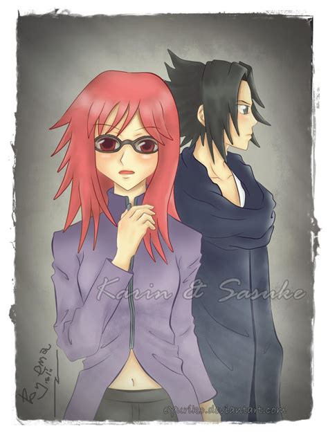 KARIN and SASUKE .:: by eYuriko on DeviantArt