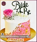 Pink Gold Bride To Be Cake in Lahore - Dream a Cake