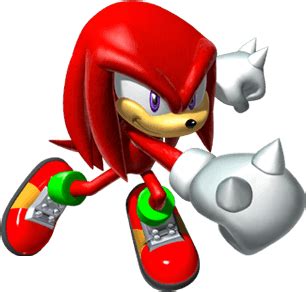 Knuckles from the official artwork set for #SonicHeroes on PS2, Gamecube, XBOX and PC. # ...