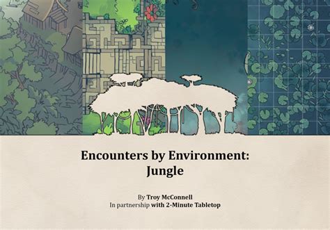 Jungle Encounters Printable PDF Resource | 2-Minute Tabletop