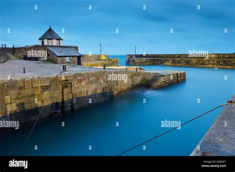 Charlestown Harbour; Cornwall; UK Stock Photo - Alamy