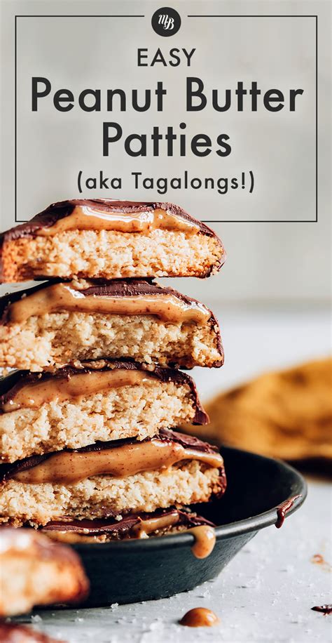 Easy Peanut Butter Patties (AKA Tagalongs!) - Minimalist Baker Recipes