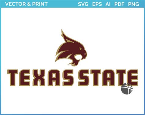 Texas State Bobcats - Secondary Logo (2008) - College Sports Vector SVG Logo in 5 formats