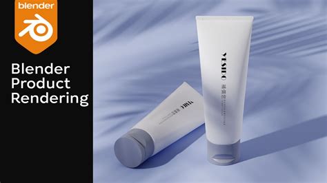 Blender 3D Product Modeling Lighting And Rendering - Cosmetics Cream Package - YouTube