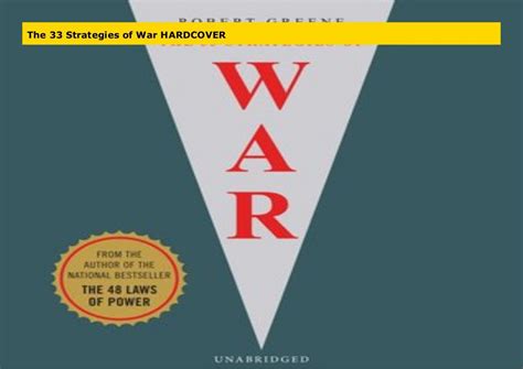 The 33 Strategies of War HARDCOVER