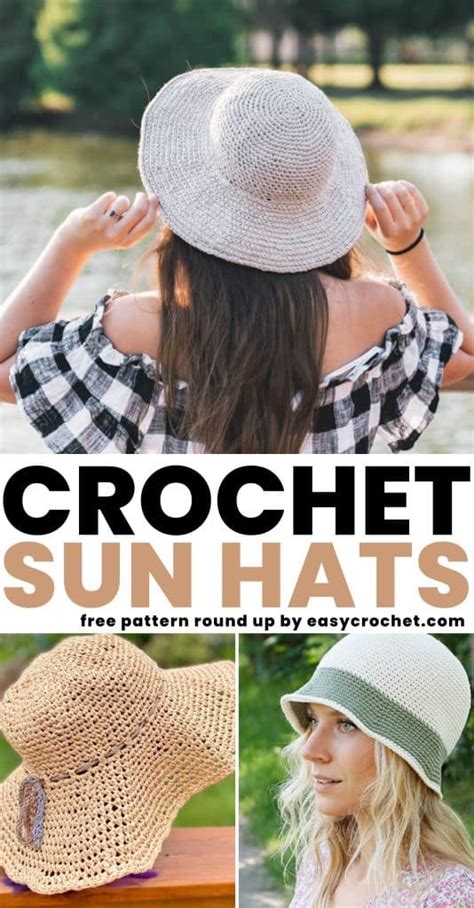 Free and Easy Crochet Sun Hat Patterns for Summer - Easy Crochet Patterns