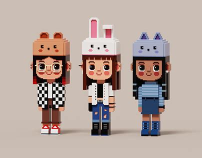 Voxel Character Projects :: Photos, videos, logos, illustrations and ...