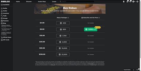 Roblox Premium 2200 purchase option is not showing up - Platform Usage ...