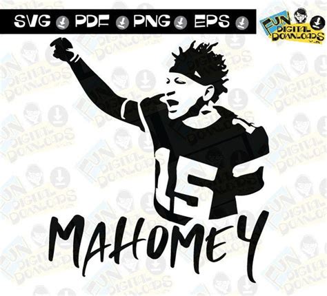 Patrick Mahomes SVG Mahomey Kansas City Svg Mahomes Cut - Etsy