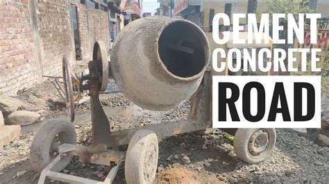 Cement Concrete Road - Construction Procedure and Technique. - YouTube