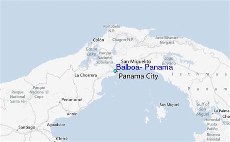 Balboa, Panama Tide Station Location Guide