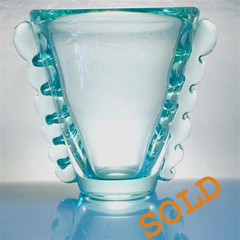 Large DAUM Crystal Vase | CENTURYMODERNISM.COM