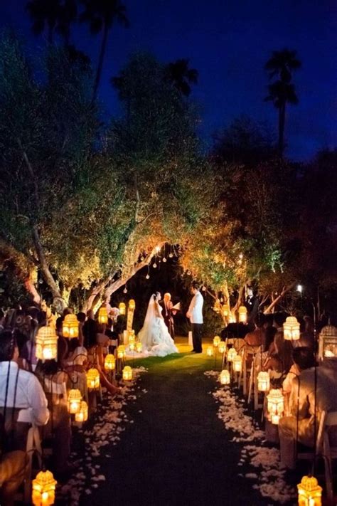 Night Wedding Decorations Outdoor