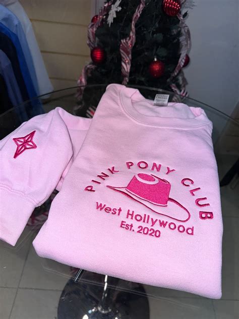 Chappell Pink Pony Club Inspired Sweatshirt - Etsy