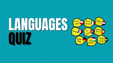 36 Languages Quiz Questions And Answers (+ Picture Round) - Quiz Trivia Games