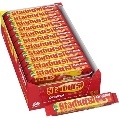 Starburst Original Fruit Chews Candy Singles (36 ct) - Instacart