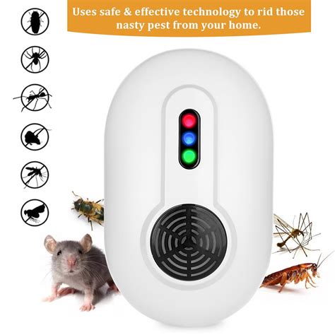 Ultrasonic Pest Repeller Triple Action Deep Repel Tech - Electronic ...