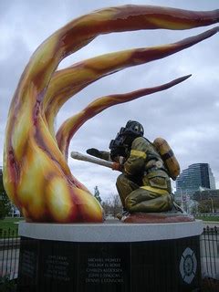 Cleveland Fire Fighters Memorial | The New Mexico artist who… | Flickr