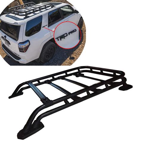 Buy Toyota 4runner Roof Rack - TRD PRO Style Roof Rack Basket Rail Top Cargo Luggage Carrier ...
