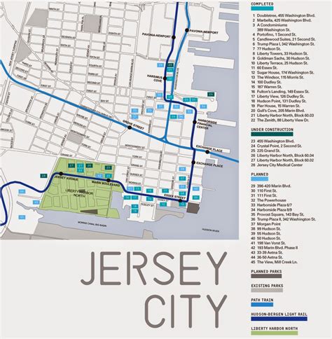 Jersey City Map - Free Printable Maps