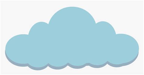 Cute Blue Cloud Illustration for Kids