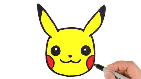 How To Draw Pikachus Face - Drawing Word Searches