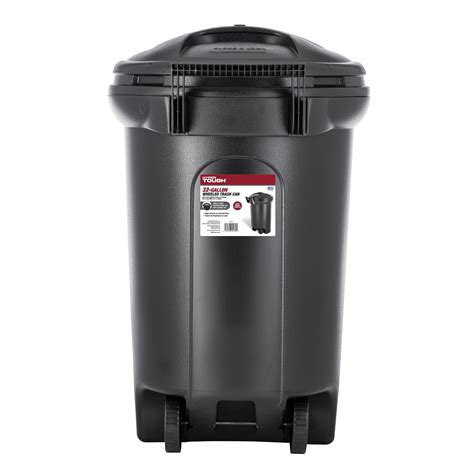 Quick Release Latches United Solutions 32 Gallon Waste Garbage Bin with ...