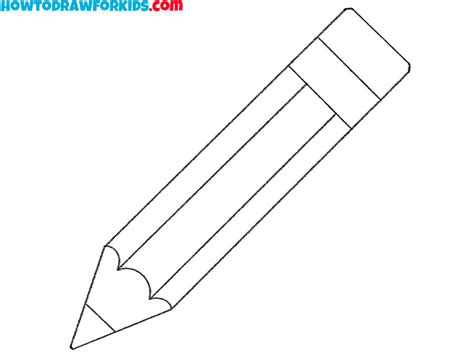 How to Draw a Pencil - Easy Drawing Tutorial For Kids