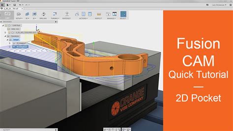 Fusion 360 CAM — Quick Tutorial on 2D Pockets - YouTube