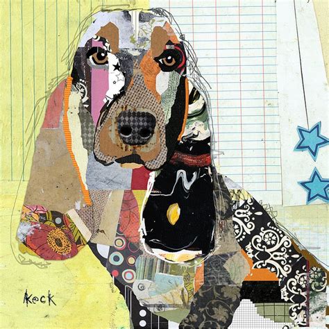 94 best DOG ART COLLAGE of Michel Keck images on Pinterest | Art collages, Dog art and Abstract ...