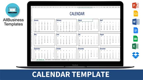 Calendar template | Templates at allbusinesstemplates.com