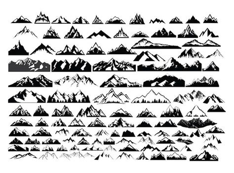 Mountain Svg | Thousands of Mountain SVG Cutting Files