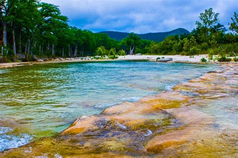 Frio River Near Concan West Texas Cold Springs River Stock Image - Image: 53772917