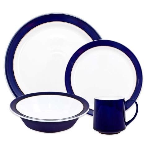 Denby Malmo Dinnerware in Blue/White | Dinnerware sets, Dinnerware, Blue and white dinnerware