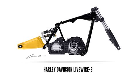 Harley Davidson Livewire-B electric motorcycle frame design | EvNerds