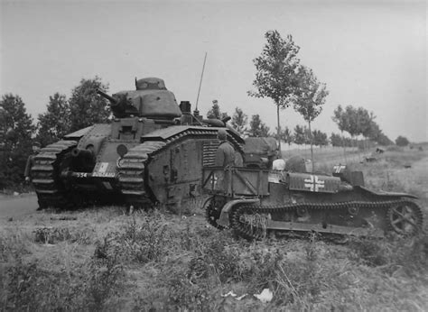 Char B1 bis Tank 534 named BUGEAUD of 28th BCC 3 | World War Photos