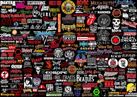 Rock band logos (heavy metal, punk, hard rock...) by VictorVanVoorhees ...