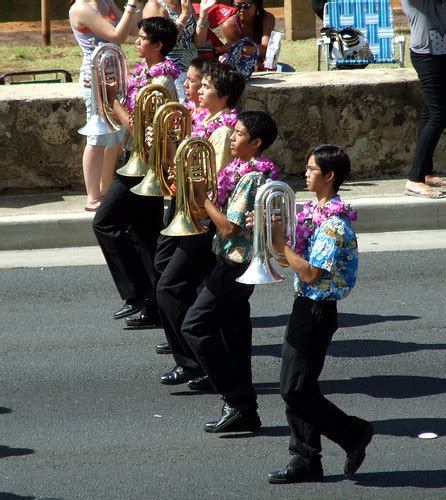 Moanalua High School Marching Band | Aloha Festival Parade 2… | Flickr