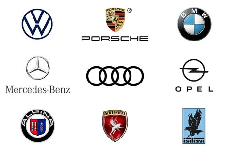 German Car Brands Names - List And Logos Of German Cars