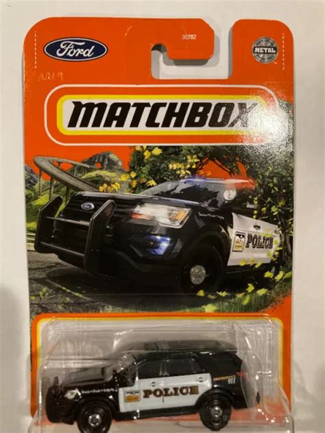 Curtis Collectibles - Matchbox Cars 1:64 Scale - Ford Taurus SUV Police ...